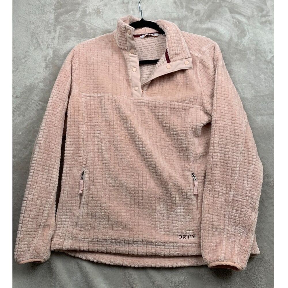 ORVIS | M Womens QUILTED PULL OVER JACKET | BLUSH PINK MESA 111855787